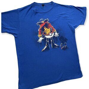 Ript Apparel Sonic Parody Dr Pikabotnik Short Sleeve Blue T Men’s M Pikachu